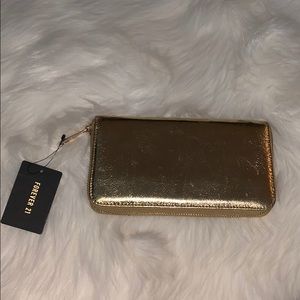 Forever 21 Gold Wallet